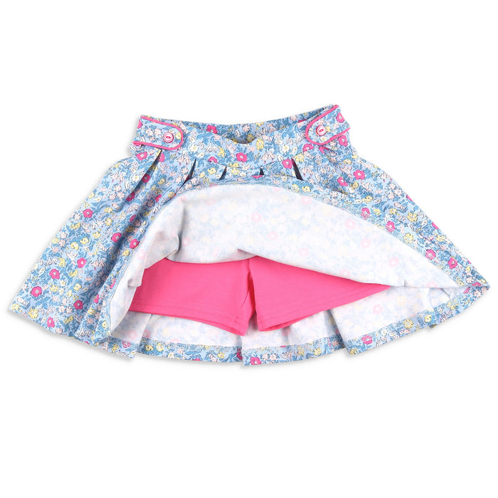 Girls Pleated Skort - Wildflower