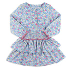Girls Smocked Waist Dress - Wildflower