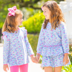 Girls Smocked Waist Dress - Wildflower