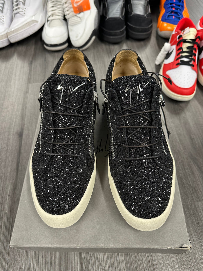 Giuseppe Zanotti Low "Black Glitter"