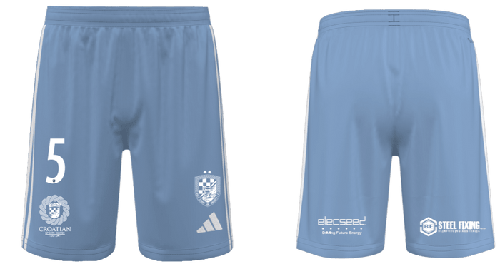GOLD COAST KNIGHTS Men's Entrada 22 Away Goalkeeper Shorts (IA0418-700-2246-GK1) GOLD COAST KNIGHTS Adidas Club Zone