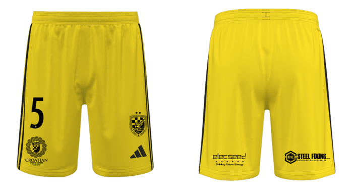 GOLD COAST KNIGHTS Women's Entrada 22 Home Goalkeeper Shorts (JI6949-411-2246-GKW1) GOLD COAST KNIGHTS Adidas Club Zone