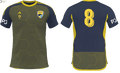 GOLD COAST UNITED Youth Competition 25 Home Jersey (JD7373-277-2394-GUY2) GOLD COAST UNITED Adidas Club Zone
