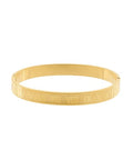 Gold Roman Numeral Bangle