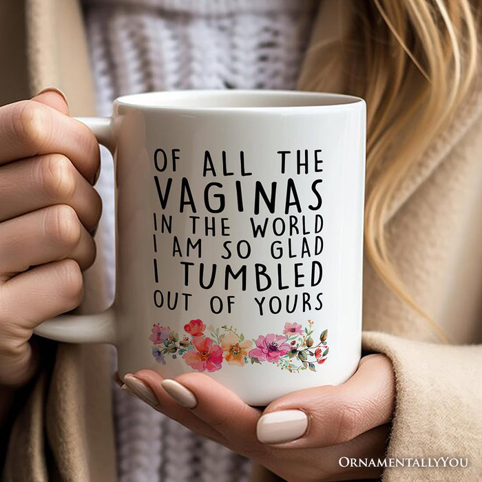 Grateful Birth Personalized Mug, Mother Gift With Custom Name Personalized Ceramic Mug OrnamentallyYou