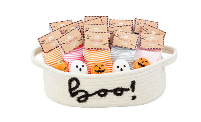 Halloween Light-Up Baby Socks - Pine & Moss