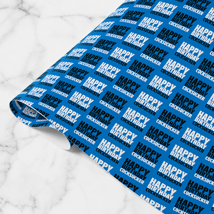 Happy Birthday C*cksucker Wrapping Paper
