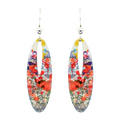 Happy Daze Slender Oval Eye Earrings
