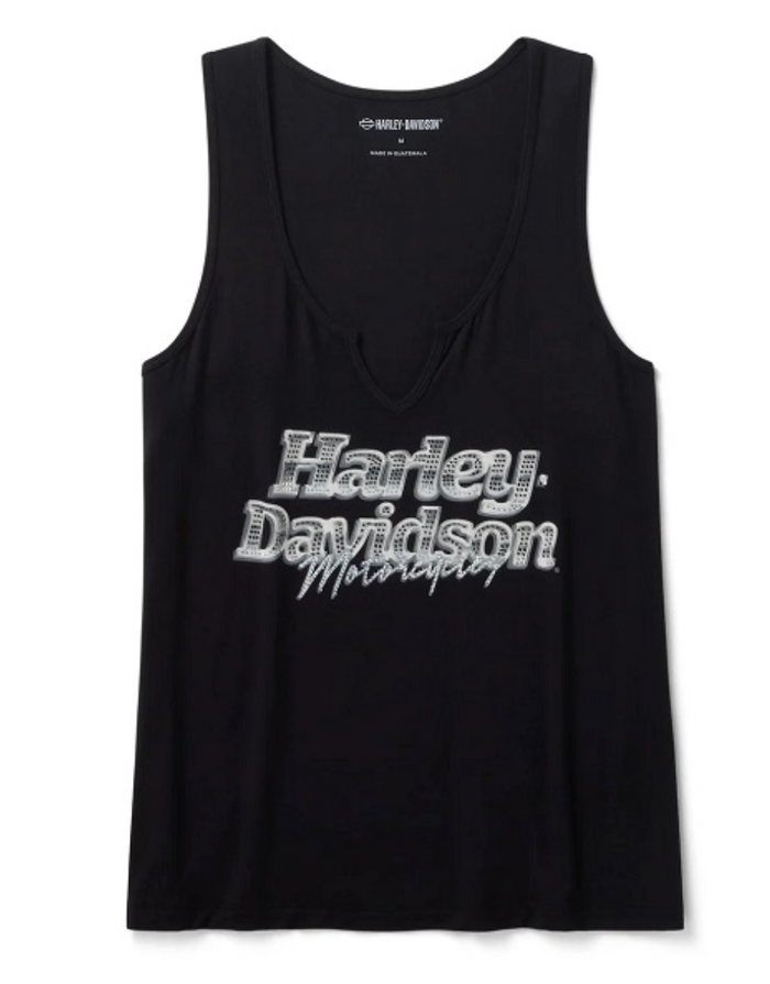 Harley-Davidson® Bling Notch Neck Tank Top