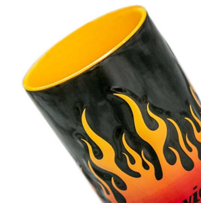 Harley-Davidson® Core Sculpted Flames Coffee Mug, 15 oz. - Black