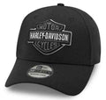 Harley-Davidson® Men's Tonal B&S Logo 39thirty® Baseball Cap - Black