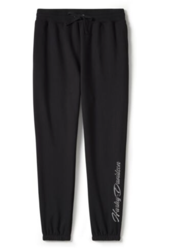 HARLEY-DAVIDSON WOMENS ESSENTIAL BLING FLEECE JOGGER