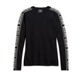 Harley-Davidson Women's Jacquard Sleeve Sweater