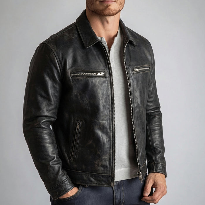 XS / Grey / Leather