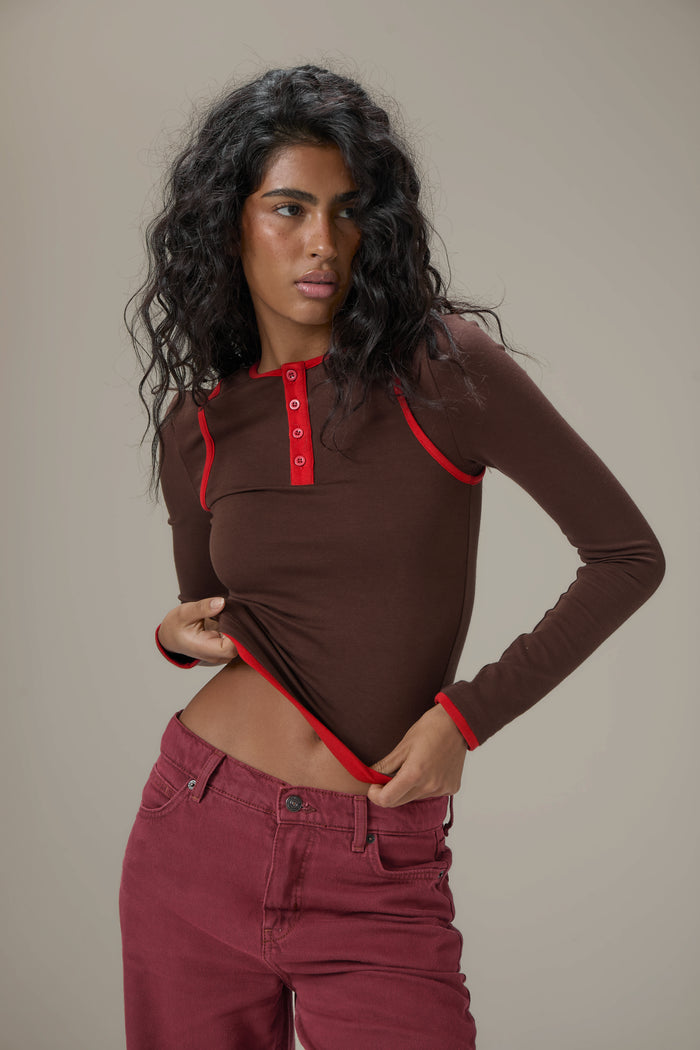 Model is 5'10 and wears size XS.