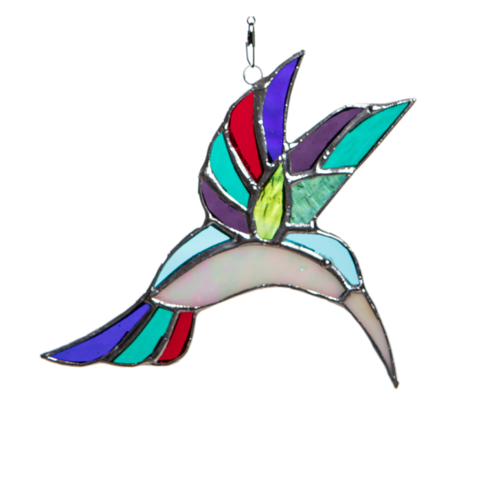 Hummingbird Stained Glass