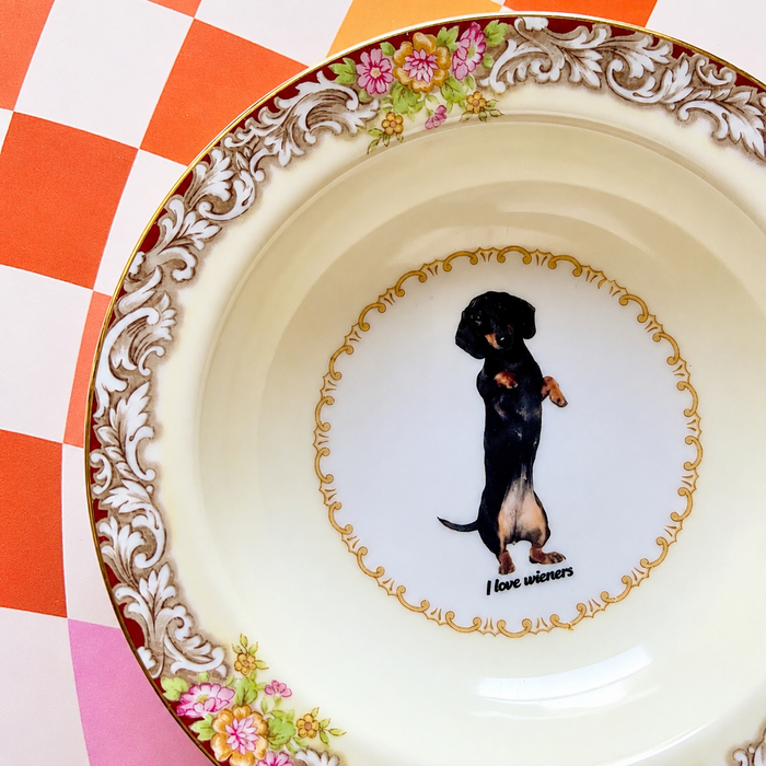I Love Wieners Vintage Mini Bowl 5"