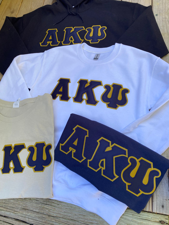 Alpha Kappa Psi - Stitched Letter Apparel