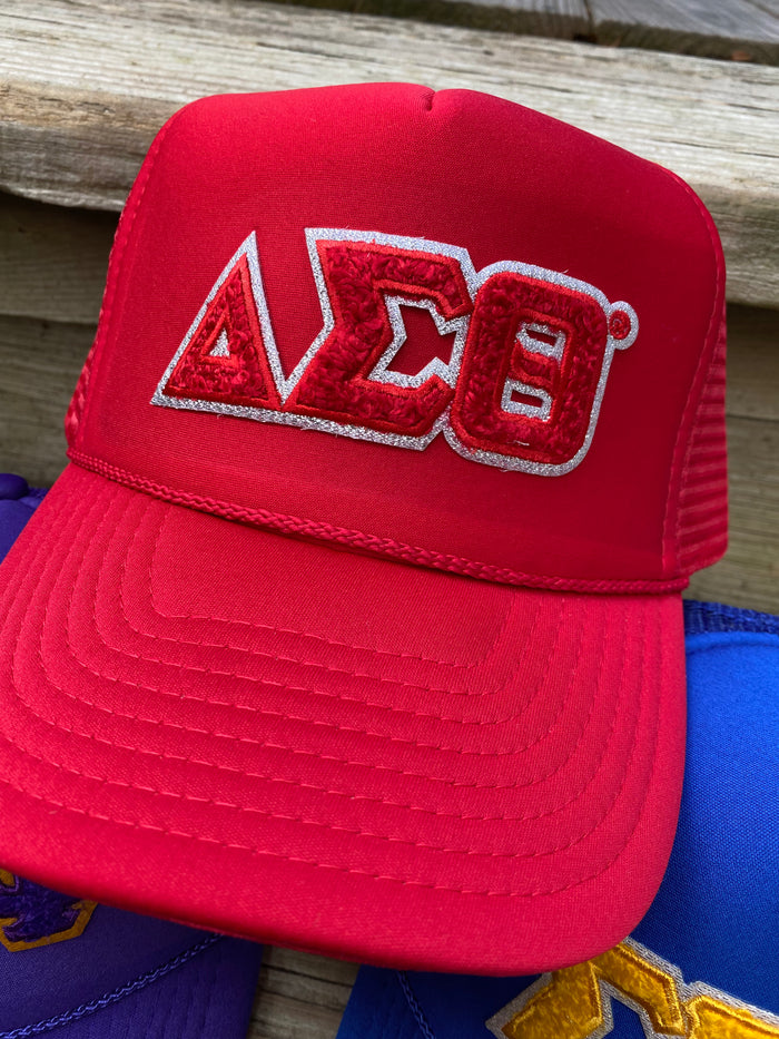 D9 - Chenille Lettered Hats (2 Styles)