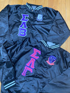 Sigma Lambda Beta & Sigma Lambda Gamma Satin Bomber Jackets