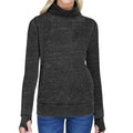 J America Ladies' Zen Fleece Cowl Neck Sweatshirt