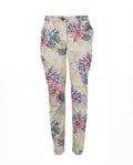 JACK EXOTIC FLORAL NATURAL MENS FLAT FRONT PANT