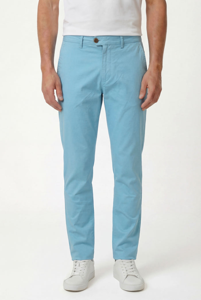 JACK TEAL MENS FLAT FRONT PANT