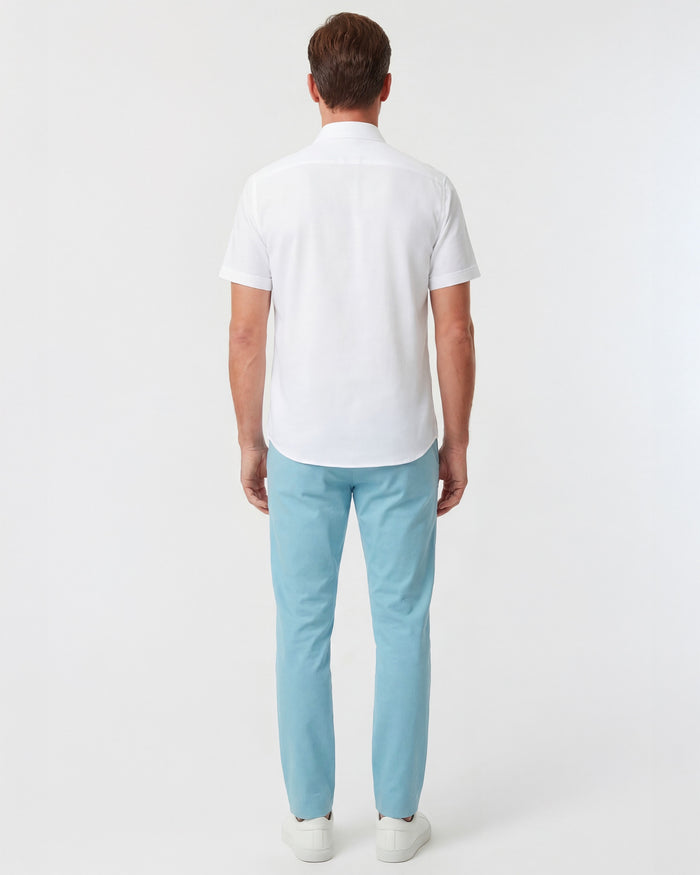 JACK TEAL MENS FLAT FRONT PANT