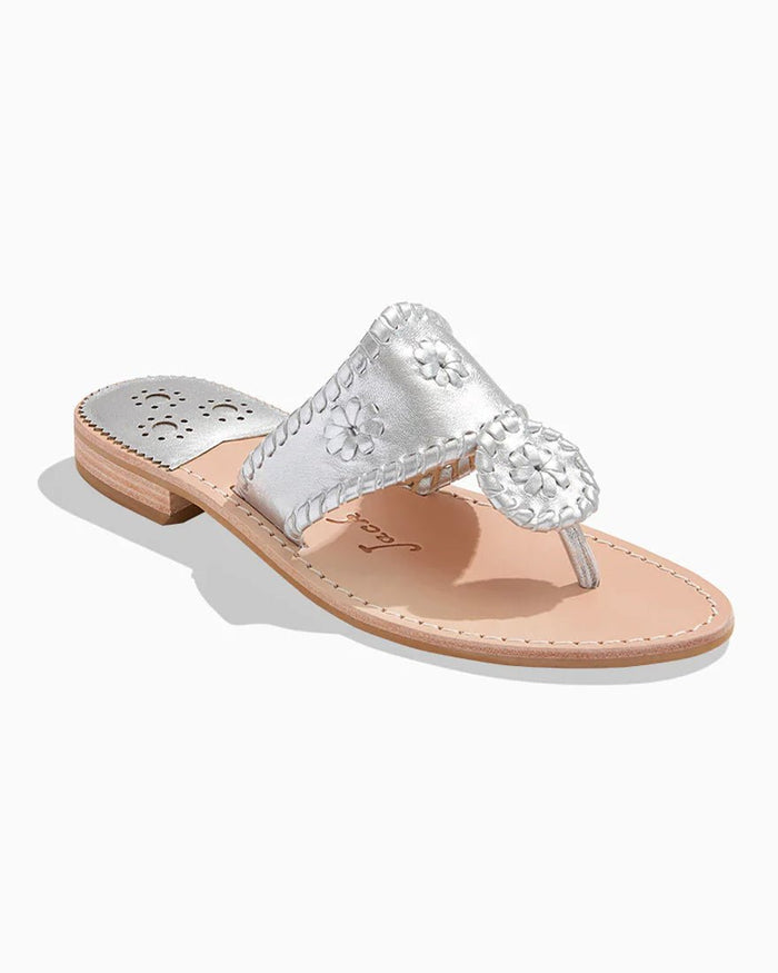 Jacks Flat Sandal - Silver