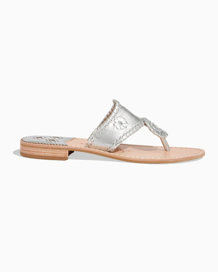 Jacks Flat Sandal - Silver