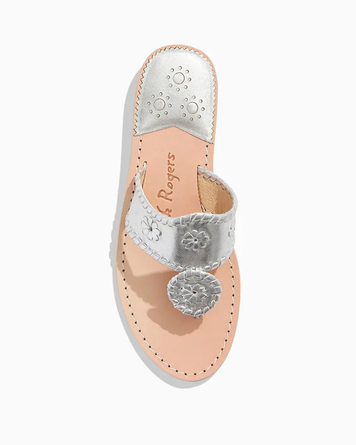 Jacks Flat Sandal - Silver
