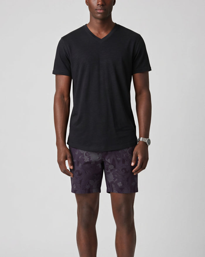 JOHN PAISLEY EXPLOSION BLACK MENS FLAT FRONT SHORT