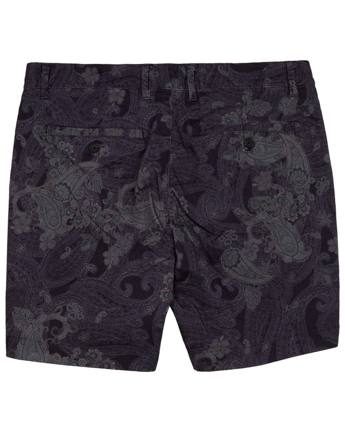 JOHN PAISLEY EXPLOSION BLACK MENS FLAT FRONT SHORT