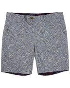 JOHN PAISLEY PILE NATURAL MENS FLAT FRONT SHORT