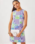 Julienne Shift Dress - Multi Juicy Story Patch