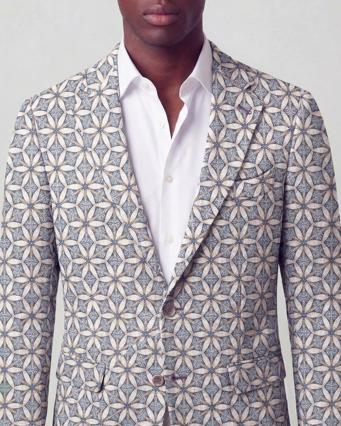 JULIUS TRIBAL NATURAL MENS TAILORED BLAZER