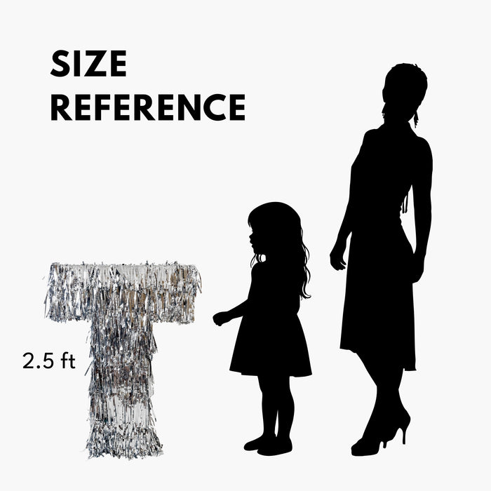 Jumbo 3D Tinsel Fringe Letters & Numbers - For Purchase