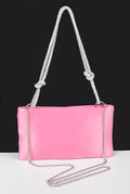 Justine......Studded Strap Clutch Purse H&D Accessories