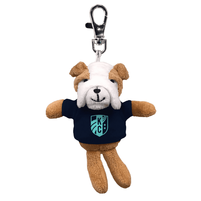 KC Current Plush Keychain Bulldog