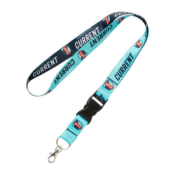 KC Current Wordmark Crest Lanyard