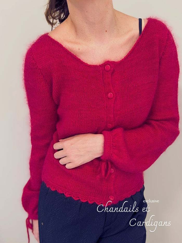 KIT laine THE OTHER SIDE Cardigan + patron à ajouter (OFFERT)