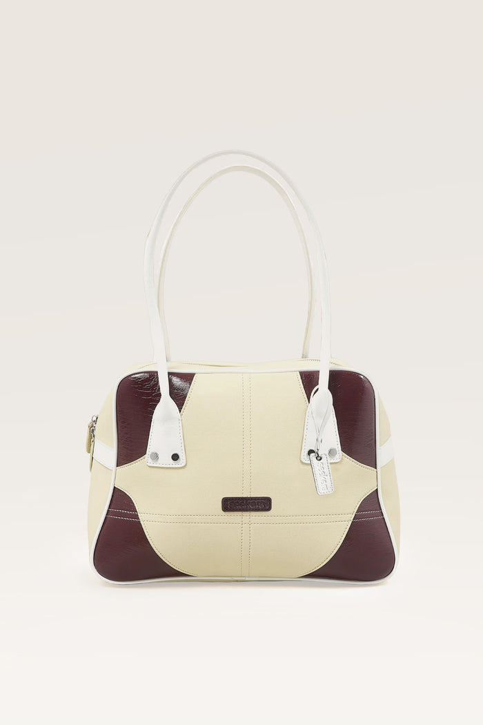 Kitty Shoulder Bowling Bag in Multi Apple