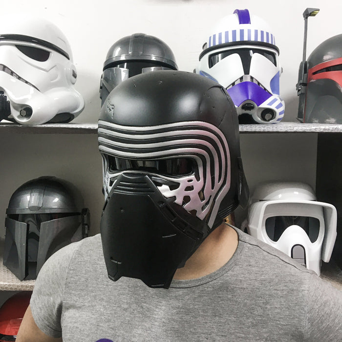 Kylo Ren Helmet From Star Wars / Cosplay Helmet  / Star Wars Helmet Cyber Craft