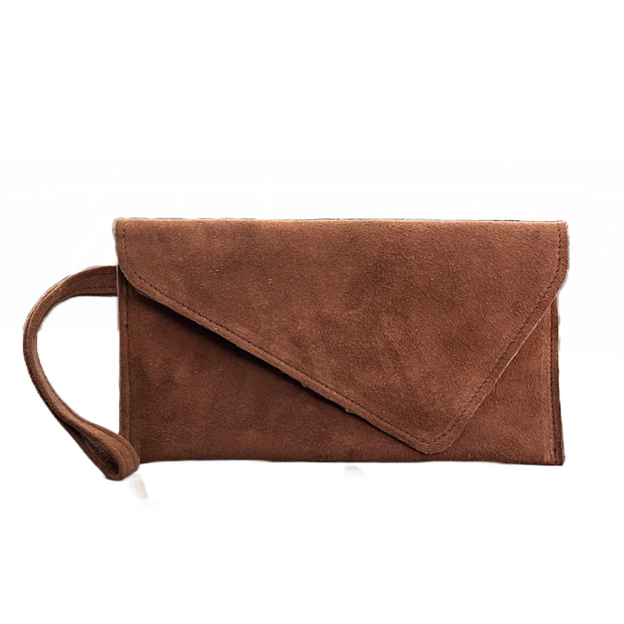 Leather Wristlet Purse (Made in USA)