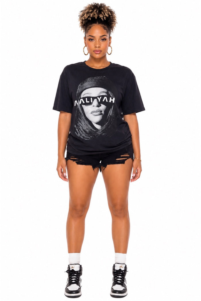 S / Aaliyah Black/White