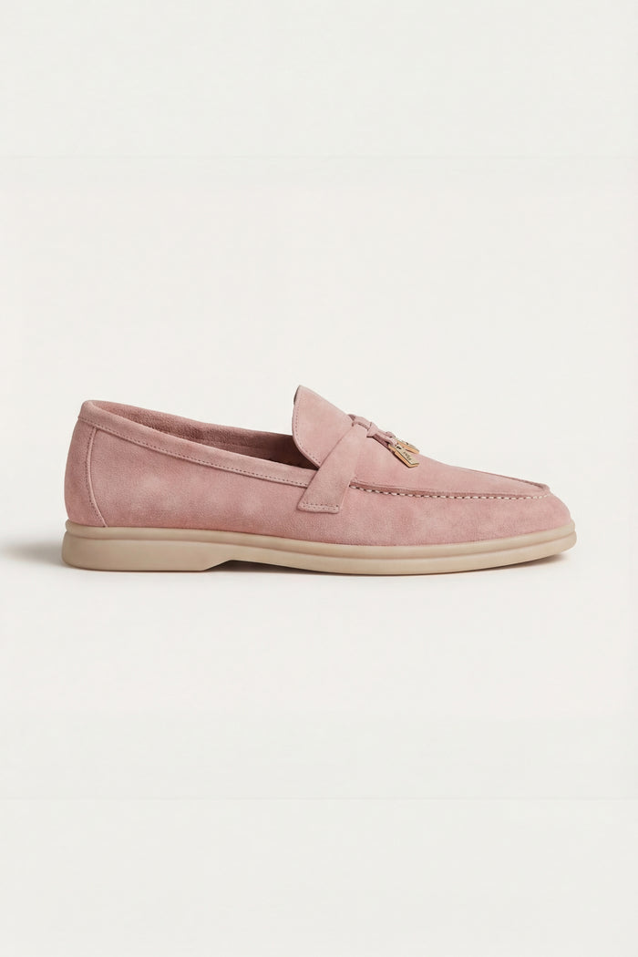 Leonis Buckle Loafer Blush Rose
