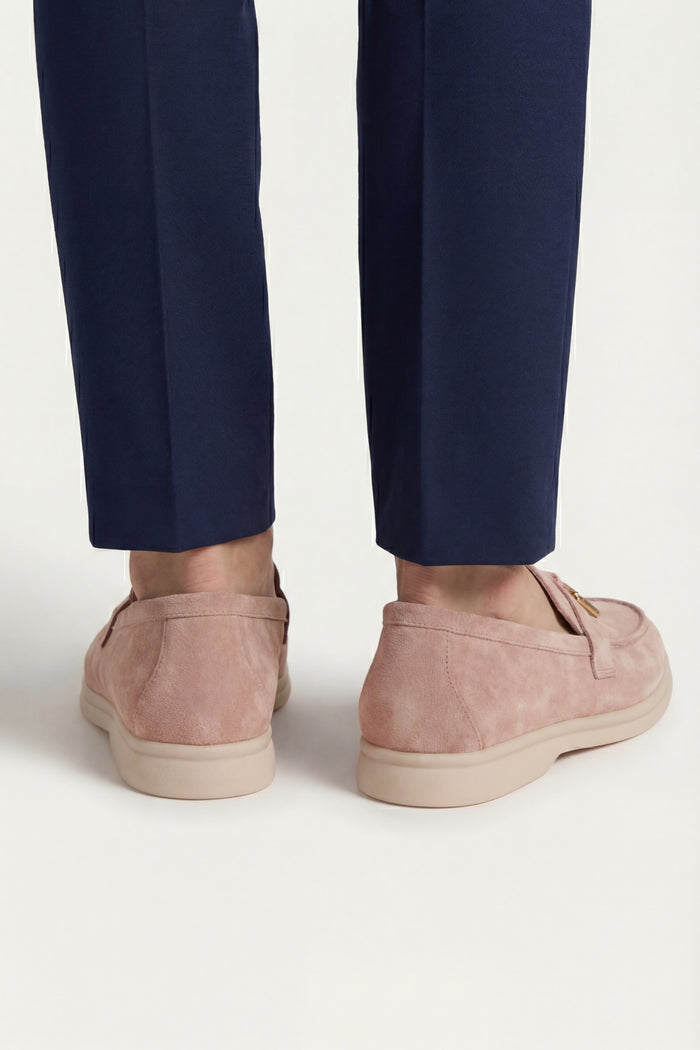 Leonis Buckle Loafer Blush Rose