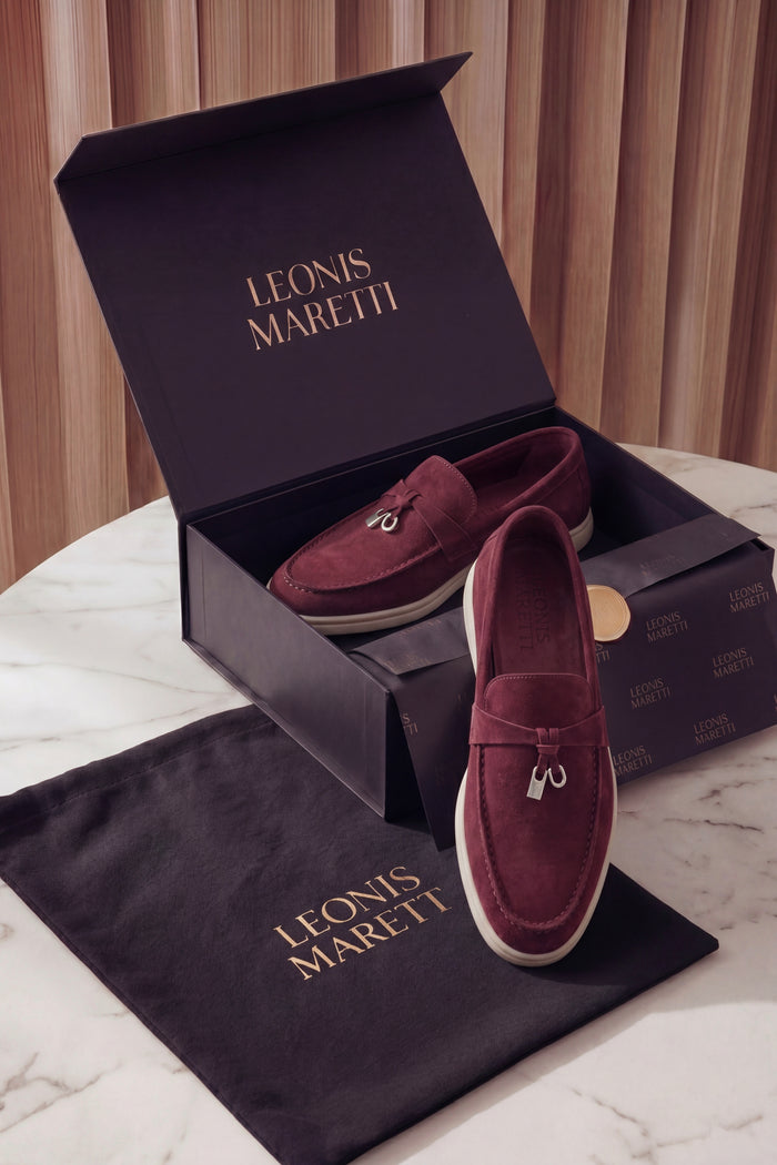 Leonis Buckle Loafer Burgundy Wine
