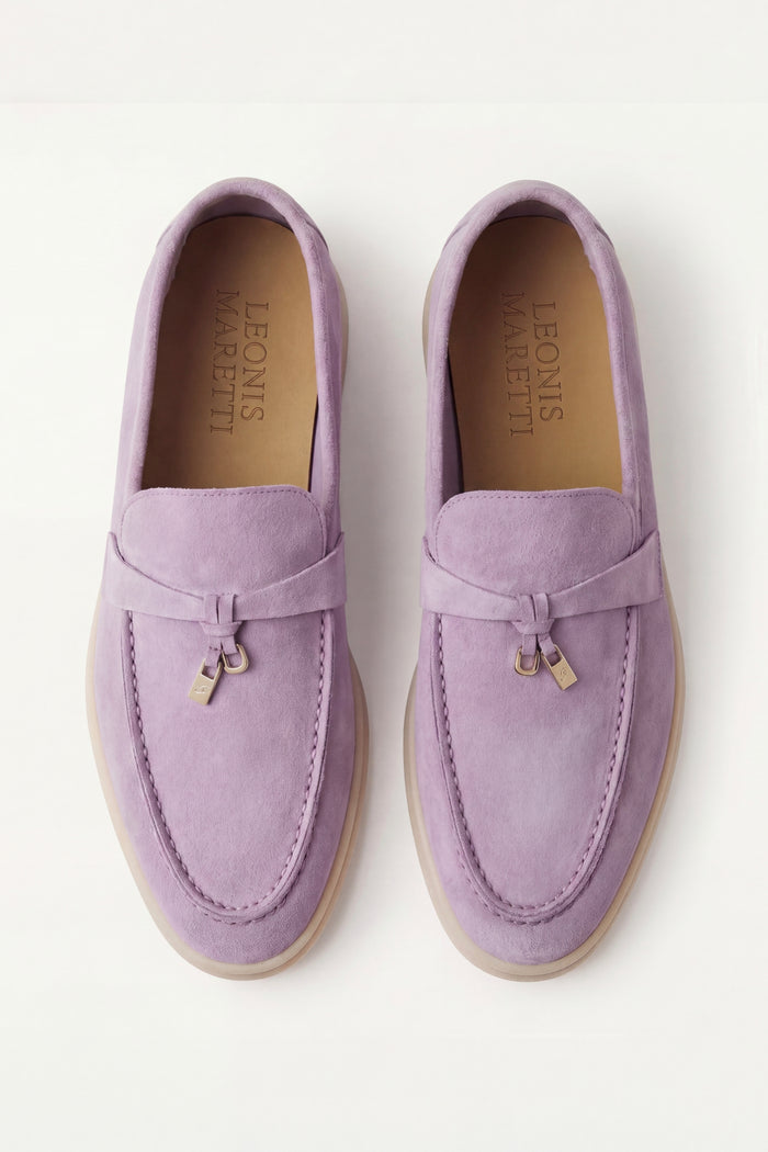 Leonis Buckle Loafer Lilac