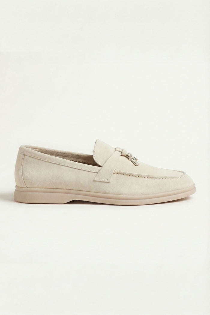 Leonis Buckle Loafer Sand Beige